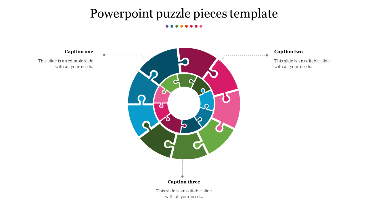 Creative PowerPoint Puzzle Pieces Template Designs